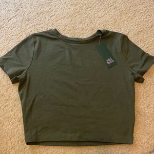 Wild Child green crop top